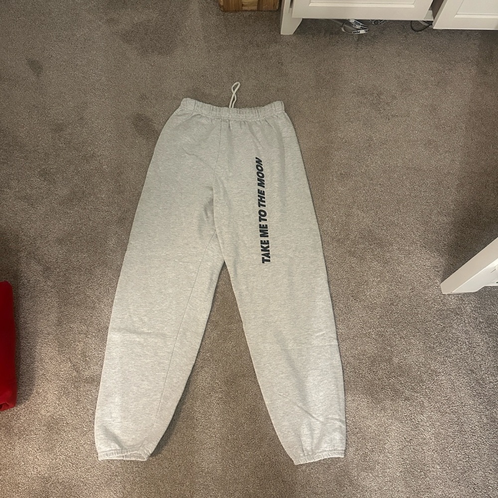 Faded Moon Grey Sweatpants